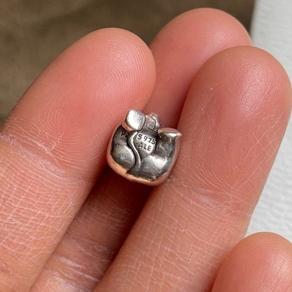 Retired Pandora Sterling Silver 925 Lucky Elephant Charm Authentic EUC - Picture 7 of 7